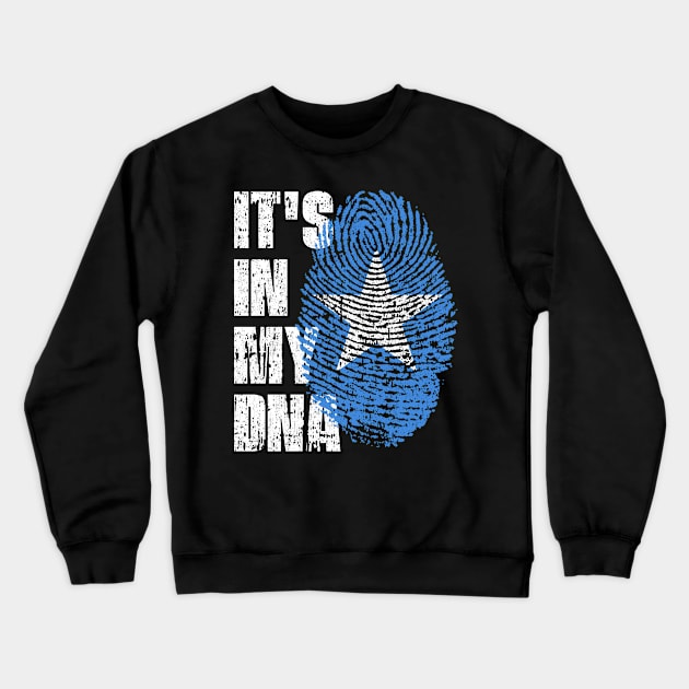 IT'S IN MY DNA Somalia  Flag Boy Girl Gift Crewneck Sweatshirt by simonStufios